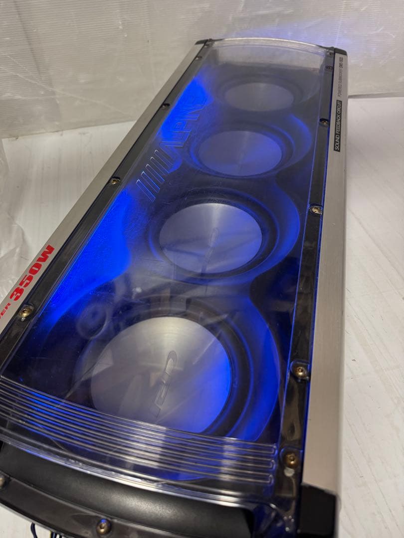 ALPINE サブウーハー SWE-1900 350W Stinger ケーブル