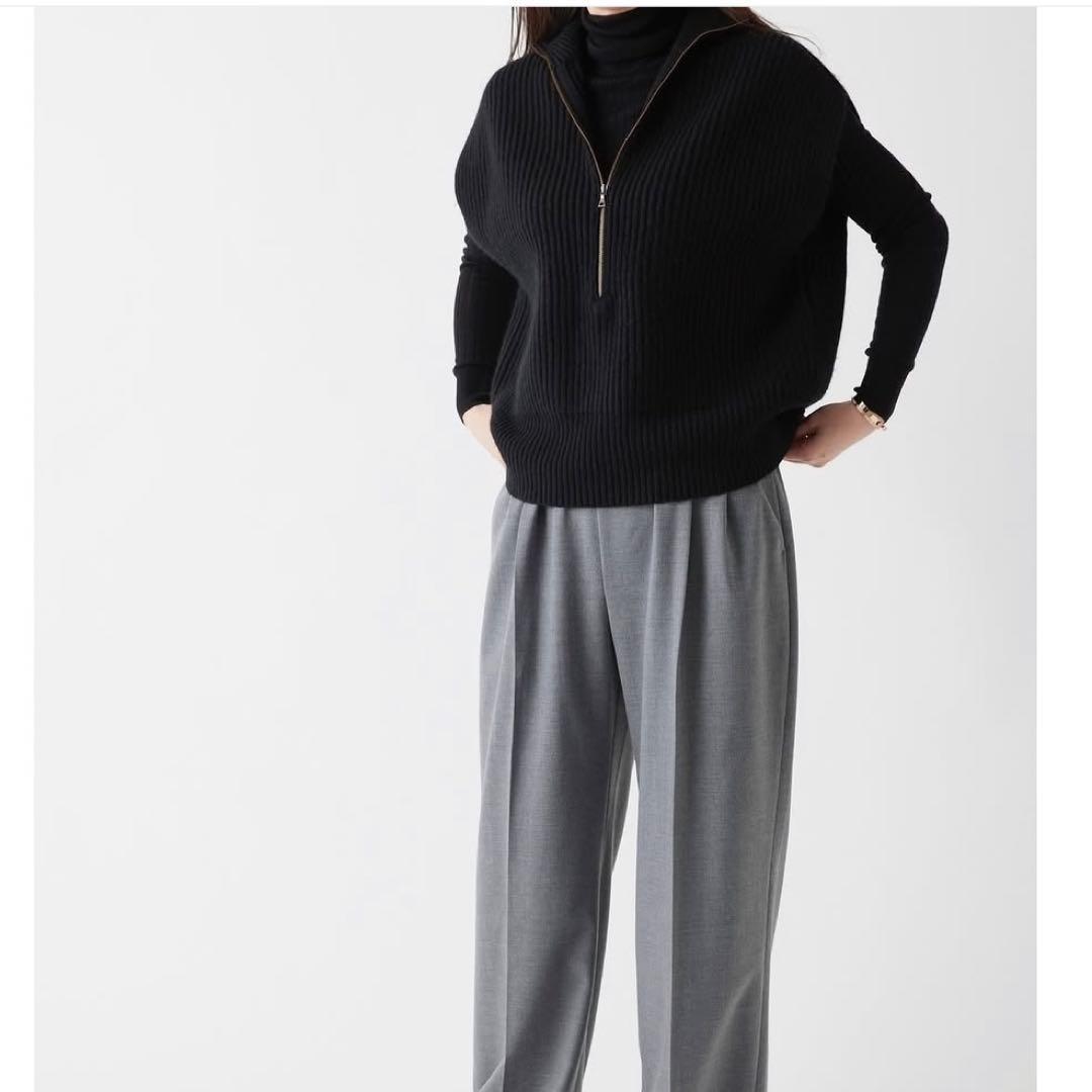 cccmalie シーマリー　カシミアジップアップベスト