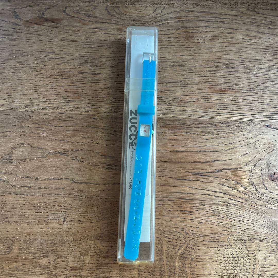 cabane de zucca 青 ラバーベルト 時計　スカイブルー