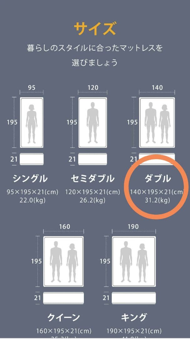 【美品】NELL ネルマットレス　ダブル