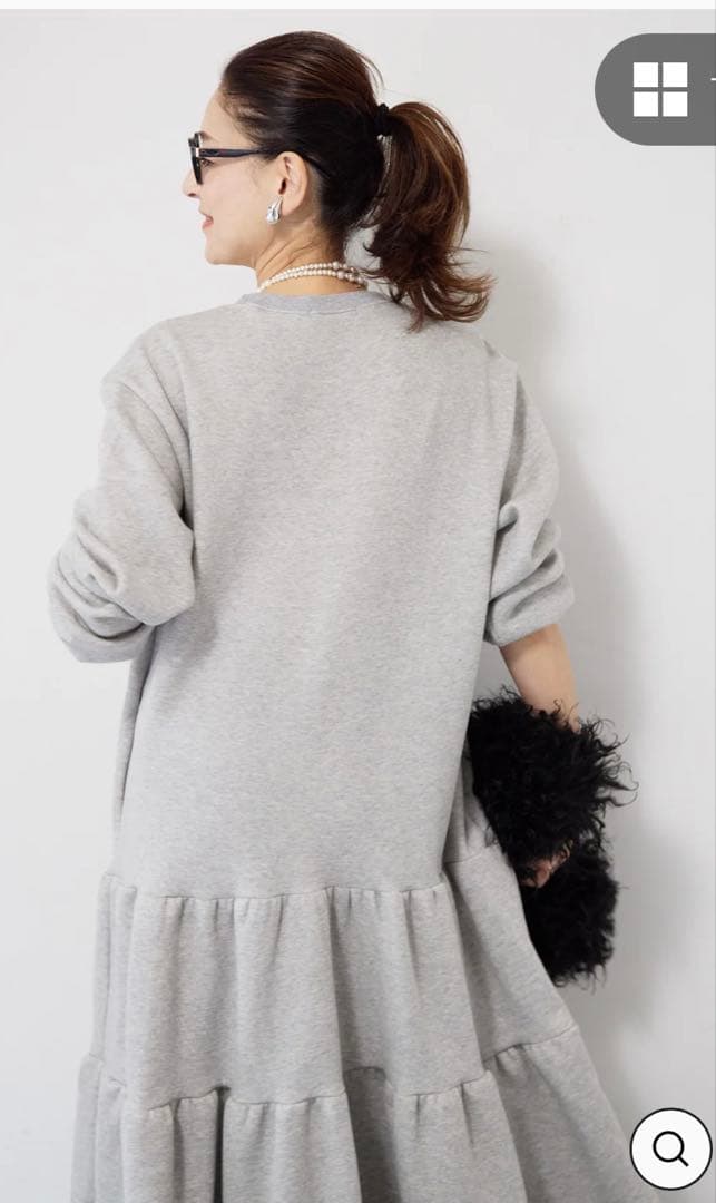 新品未使用！PLUS.OTO.HA ティアードワンピース