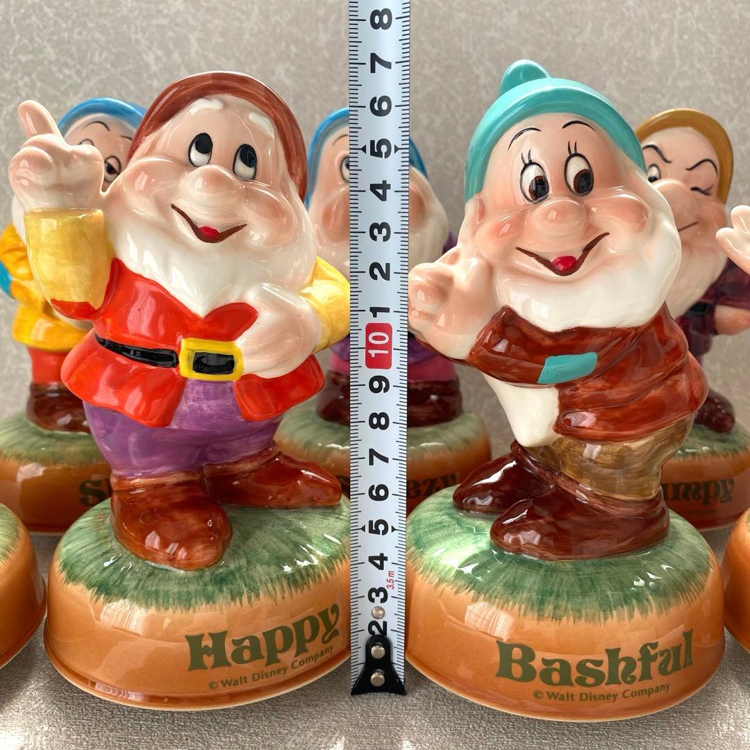 白雪姫　7人の小人オルゴール　高さ 約17㎝