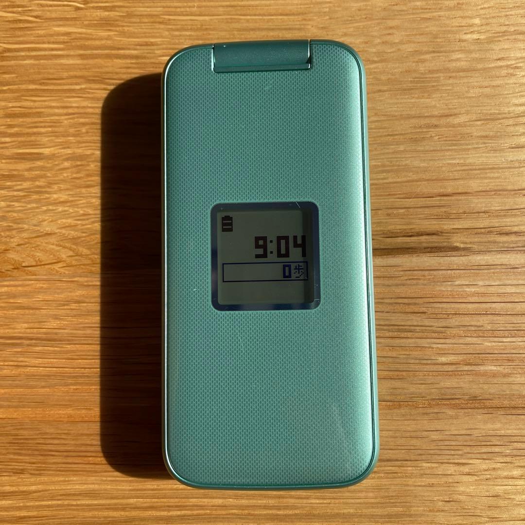 docomo らくらくホン F-02J ミントグリーン