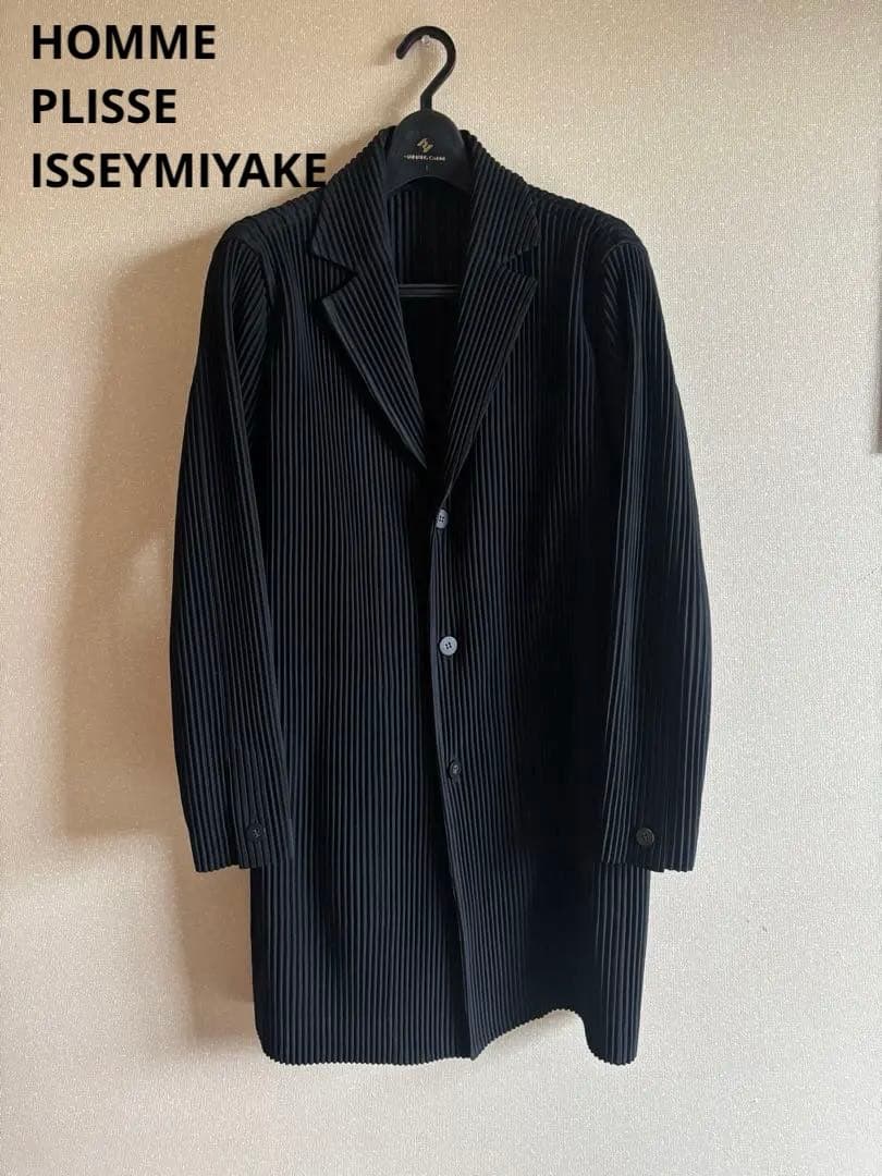 HOMME PLISSE ISSEYMIYAKE ロング丈ジャケット イッセイ