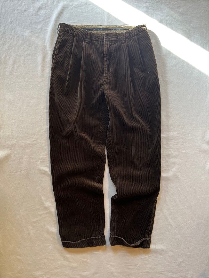 【古着の王道】ラルフローレン ポロコーズ コーデュロイパンツ ブラウン