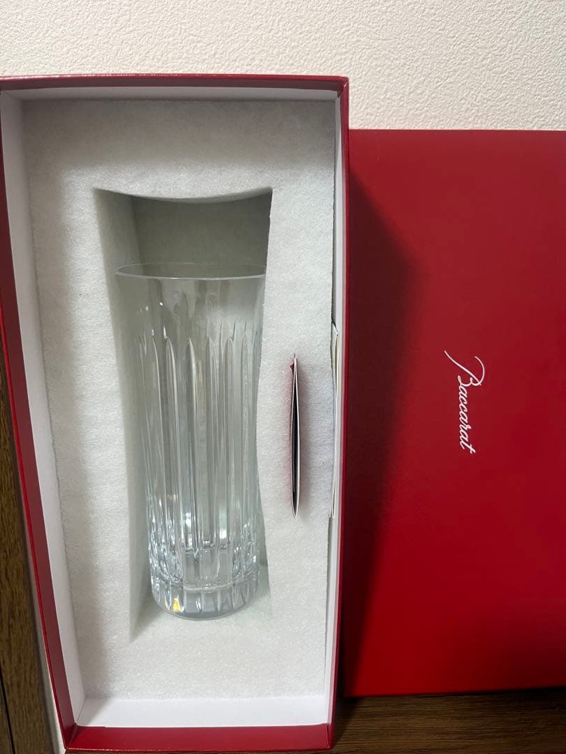Baccarat クリスタル花瓶 新品未使用　20cm