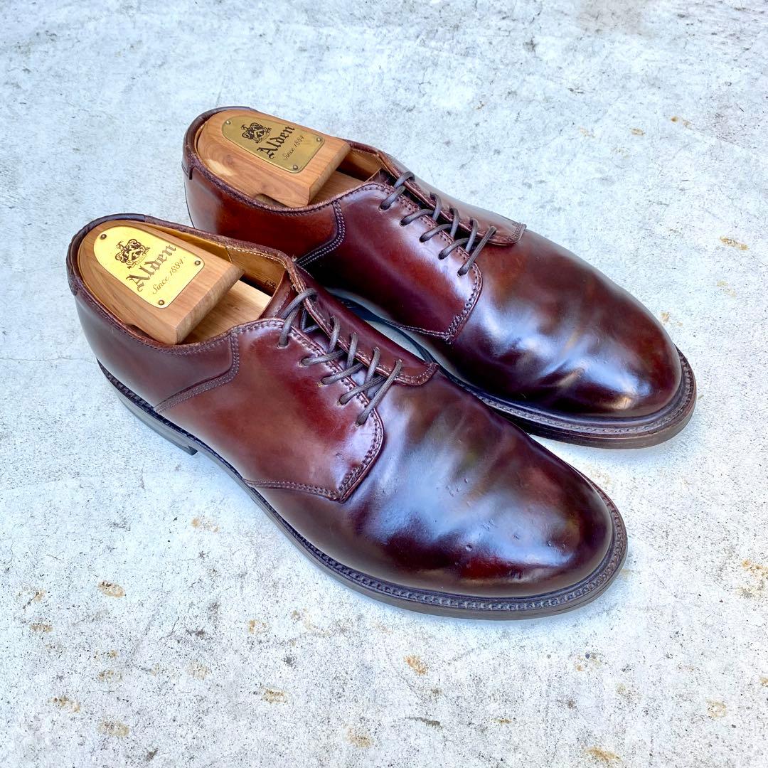 ka-joe様Alden9976★サイズ7D★コードバン★バーガンディ★プレーン