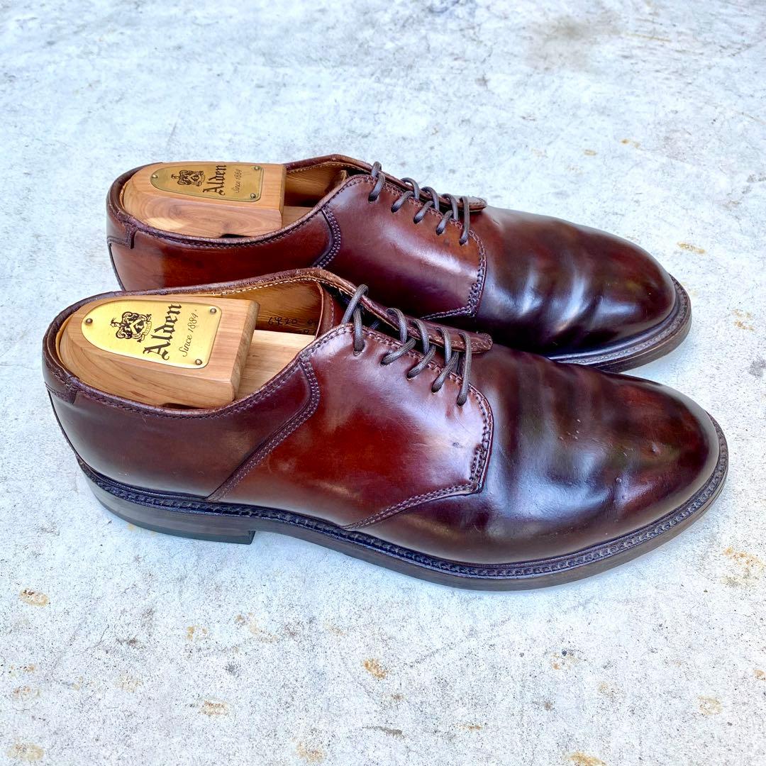 ka-joe様Alden9976★サイズ7D★コードバン★バーガンディ★プレーン