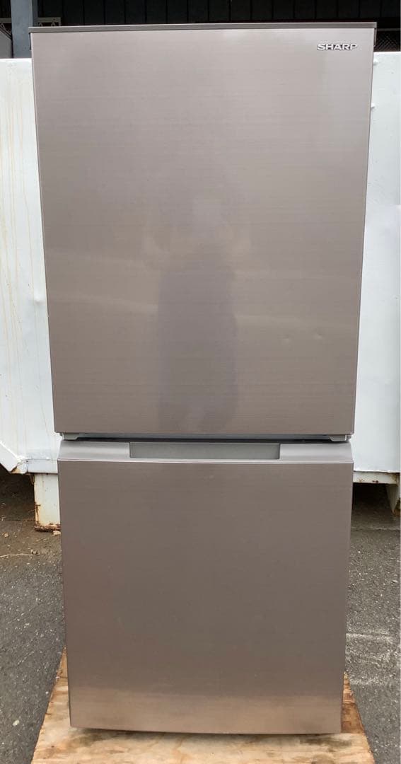 シャープ 2ドア冷蔵庫 SJ-D15JJ-N 152L 2022年製（★）