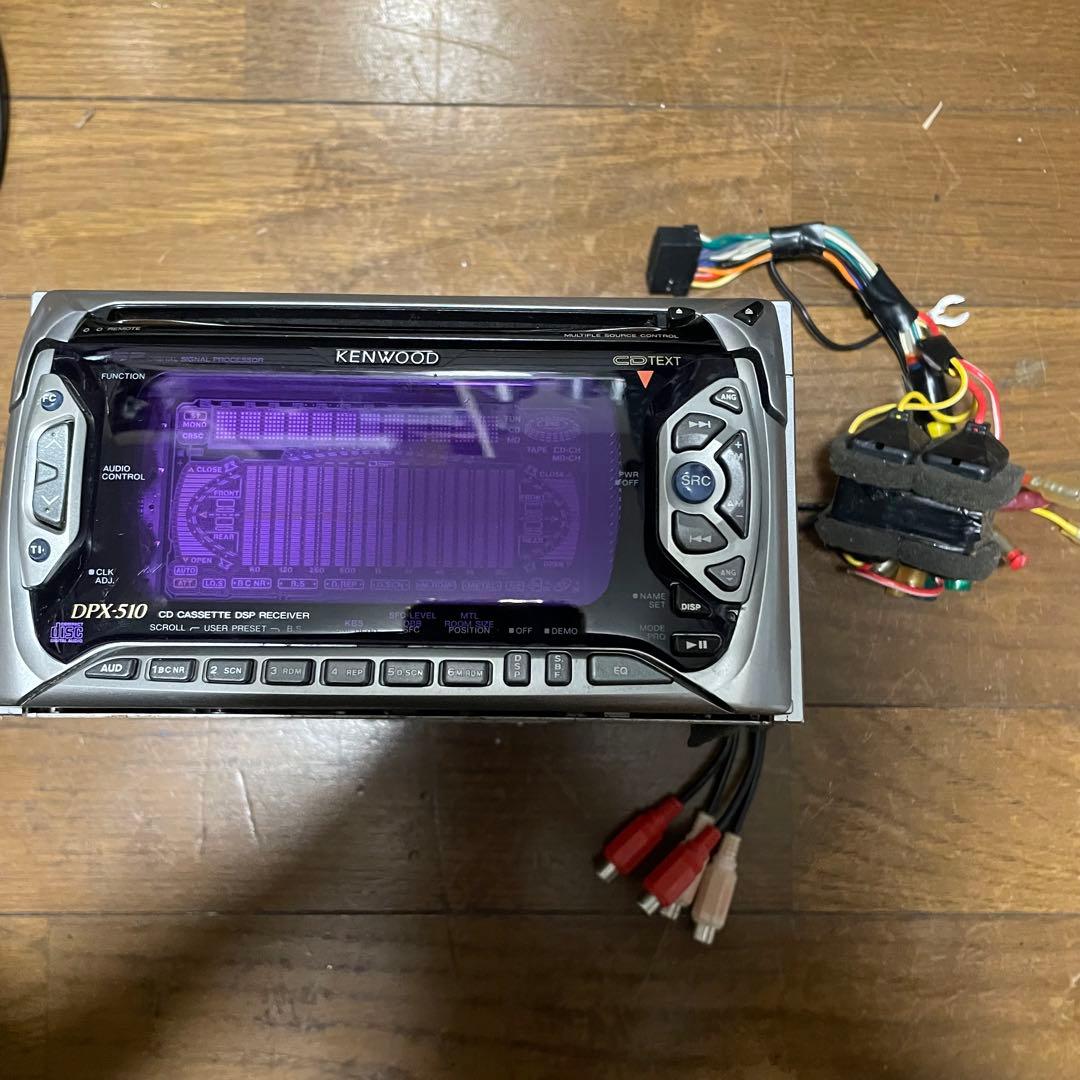 KENWOOD DPX-510 当時物 カーオーディオ ジャンク品