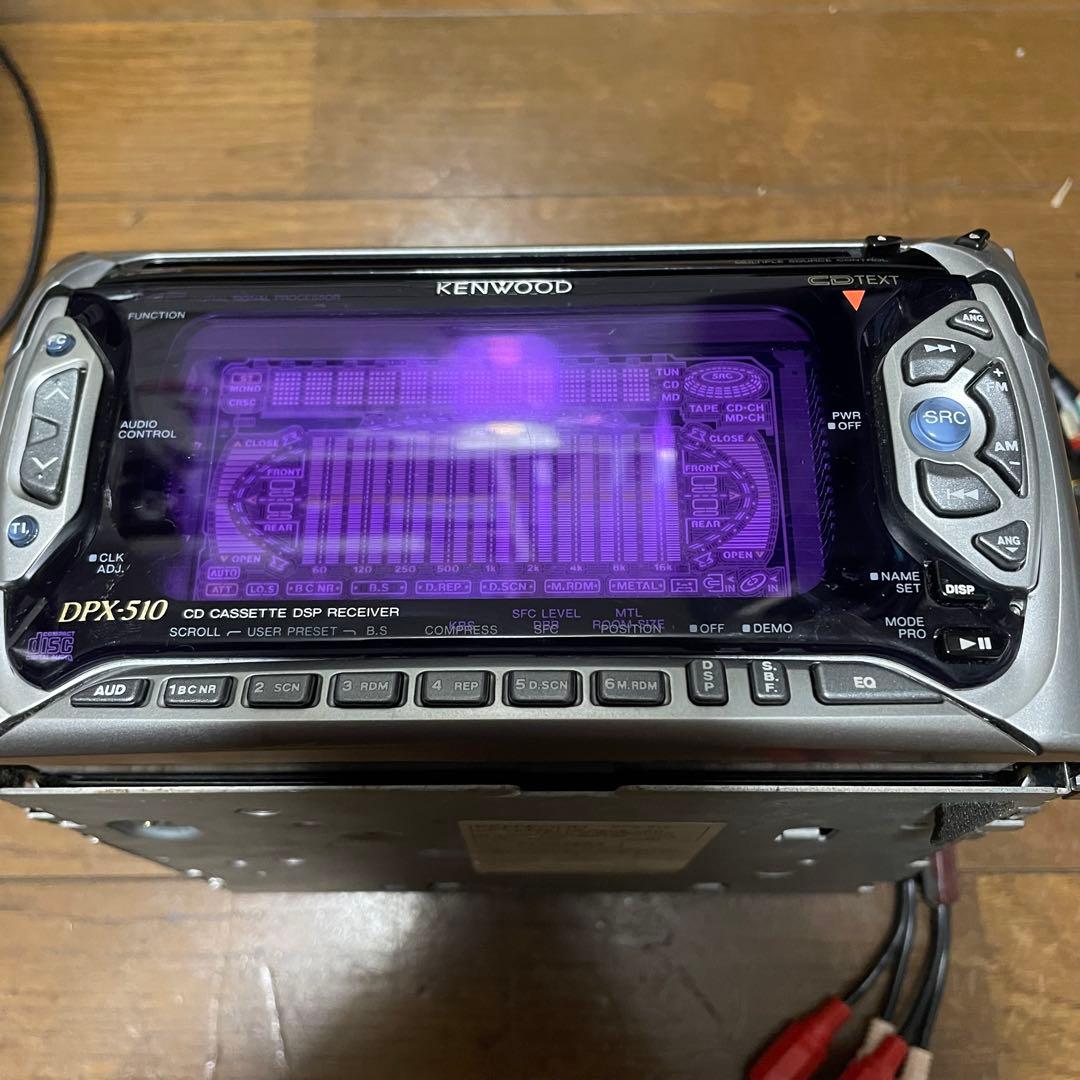 KENWOOD DPX-510 当時物 カーオーディオ ジャンク品