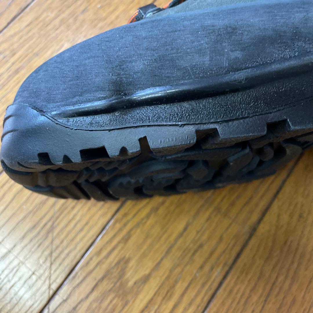 新品ハスクバーナ安全靴 グレー/オレンジ