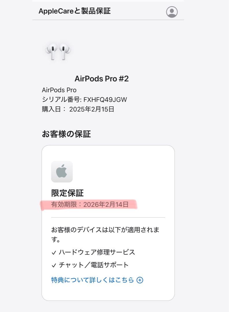 【保証あり】Apple AirPods Pro 第2世代 USB-C 充電ケース