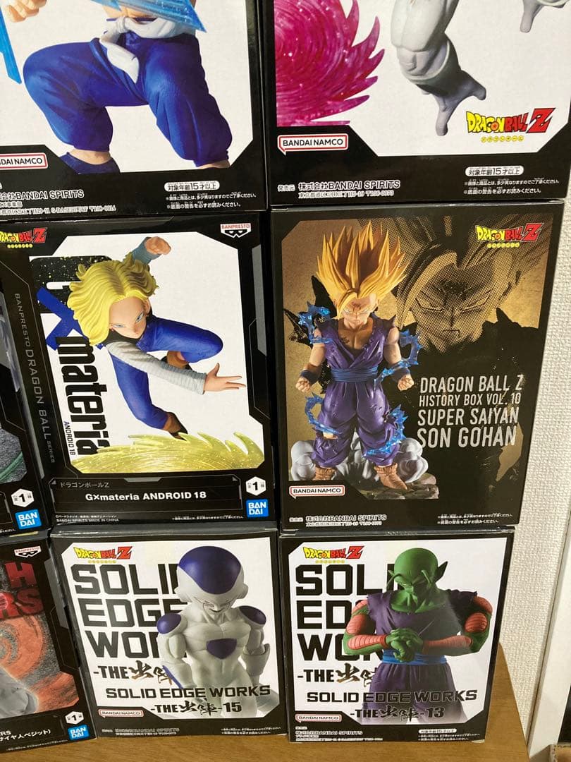 【新品・未開封】孫悟飯　バーダック　亀仙人　フリーザ　ベジータ　ザーボン　ブウ