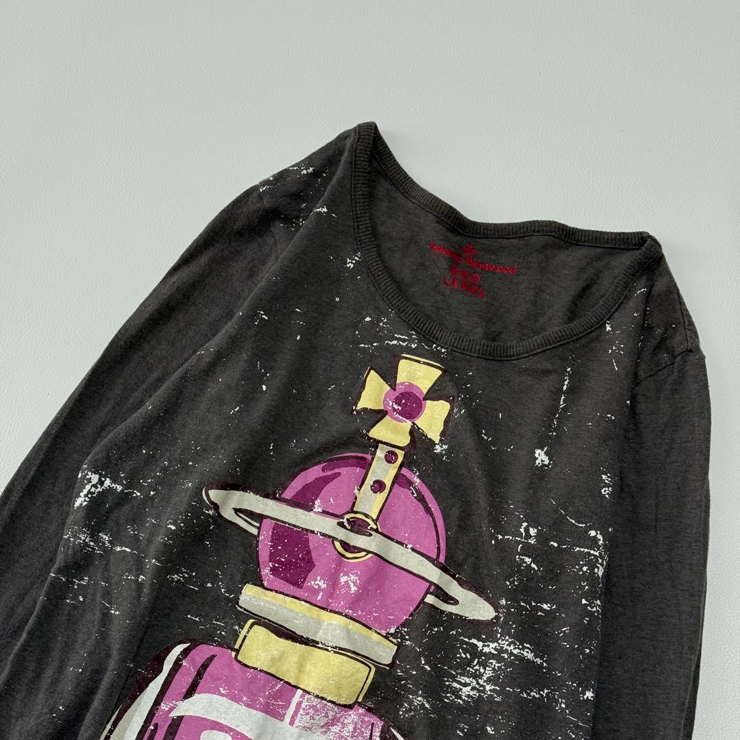 ヴィヴィアンウエストウッド 香水ボトル オーブ プリント ロンT M 日本製