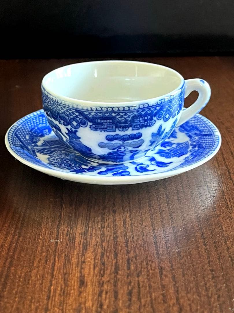 超希少　ブルーウィローパターンのミニセット（日本製）