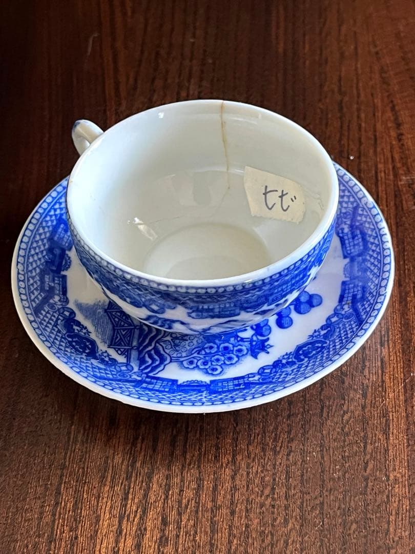 超希少　ブルーウィローパターンのミニセット（日本製）