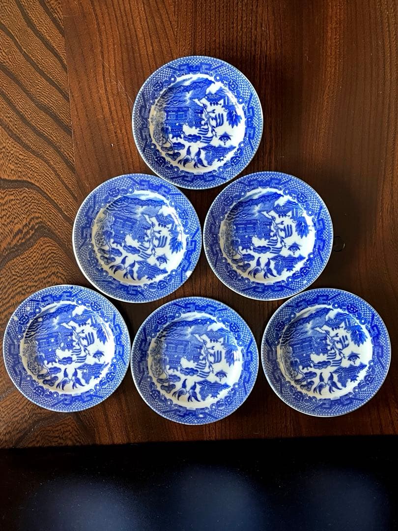 超希少　ブルーウィローパターンのミニセット（日本製）