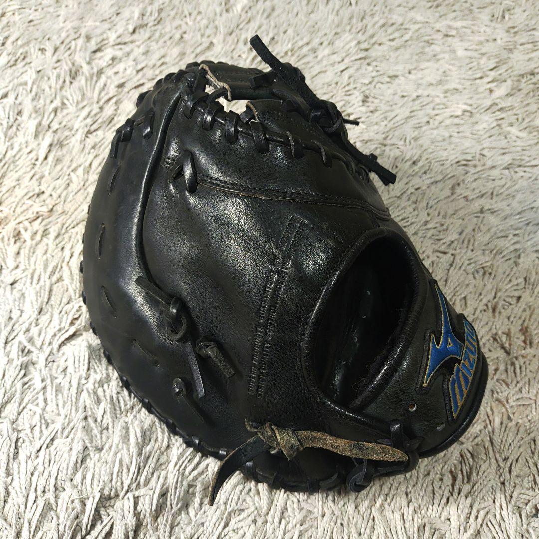 【ファーストミット】mizuno　軟式野球　グローブ　ブラック　一般