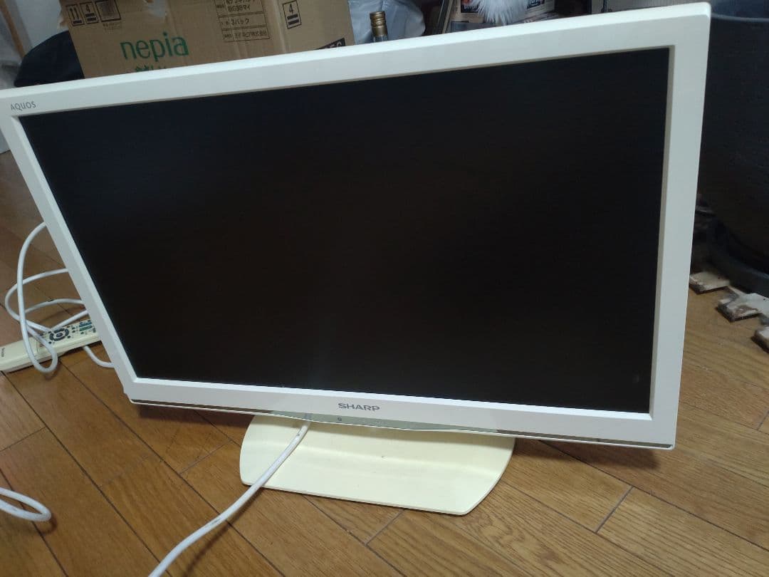 SHARP LC-22K90 LED液晶【ホワイトテレビ】純正リモコンあり