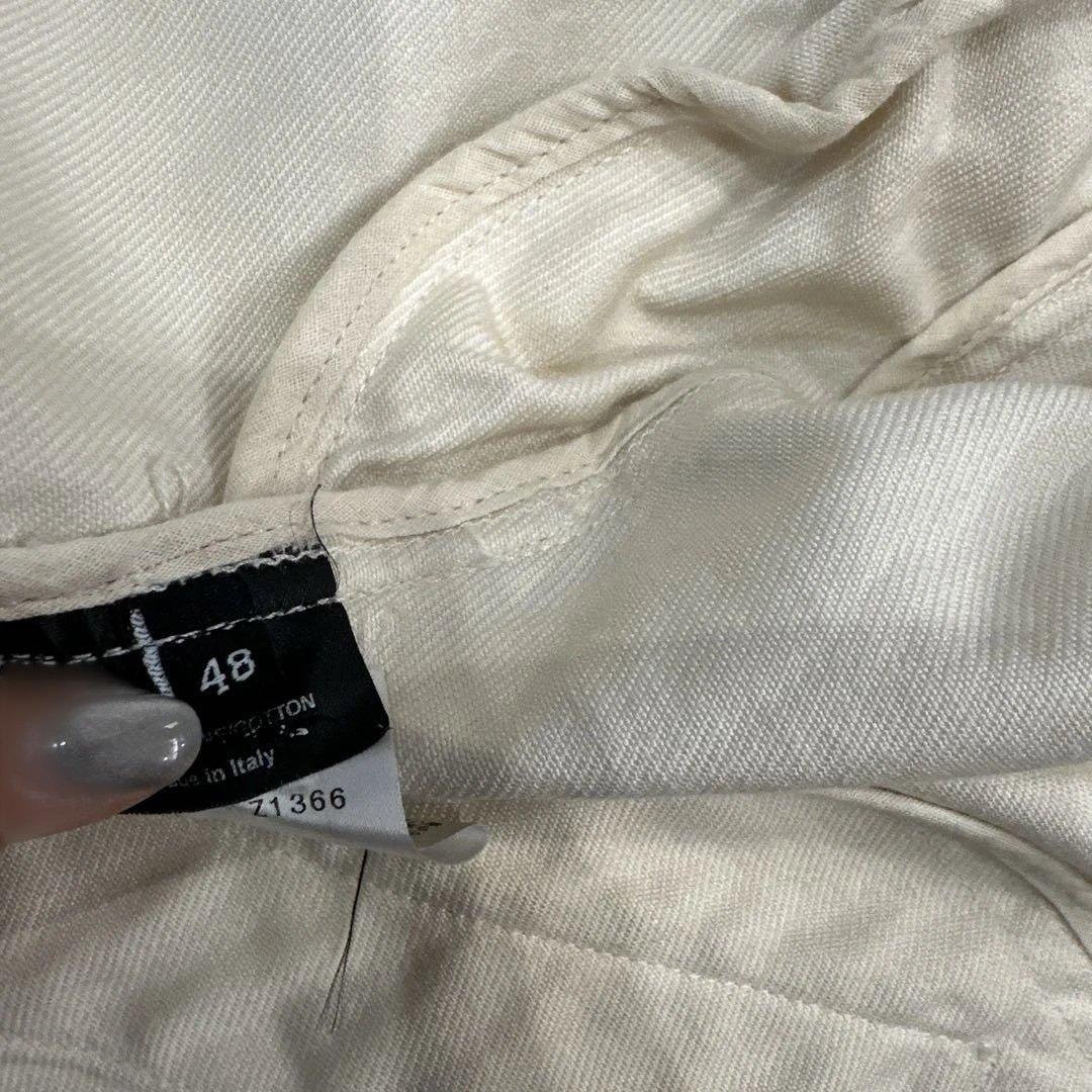 GUCCI ホワイト クロップドデニムジャケット