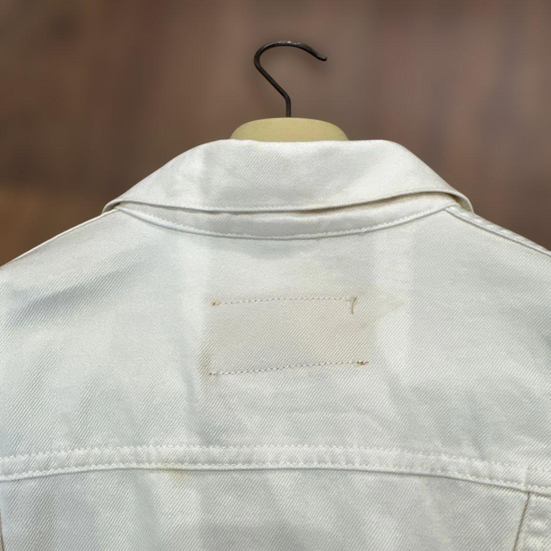 GUCCI ホワイト クロップドデニムジャケット