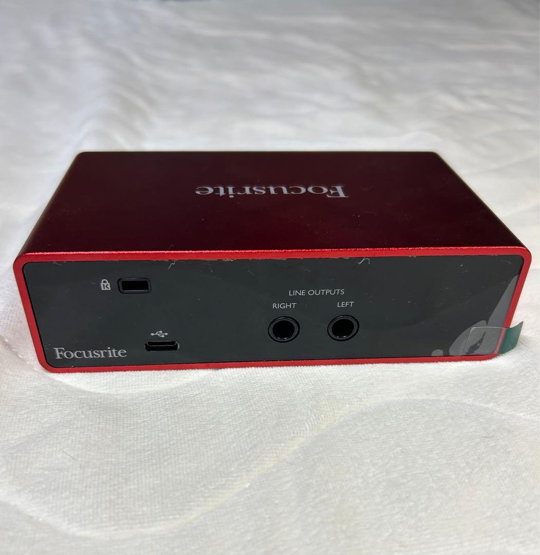 Focusrite Scarlett Solo 3rdオーディオインターフェイス