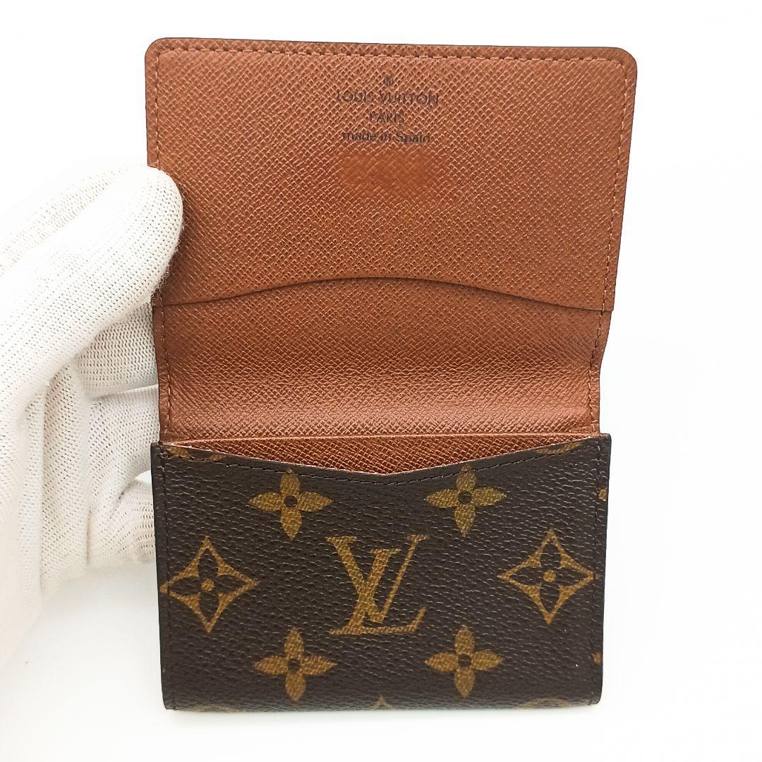 【美品SS】ルイヴィトン　カルトドゥヴィジット　モノグラム　名刺入れ