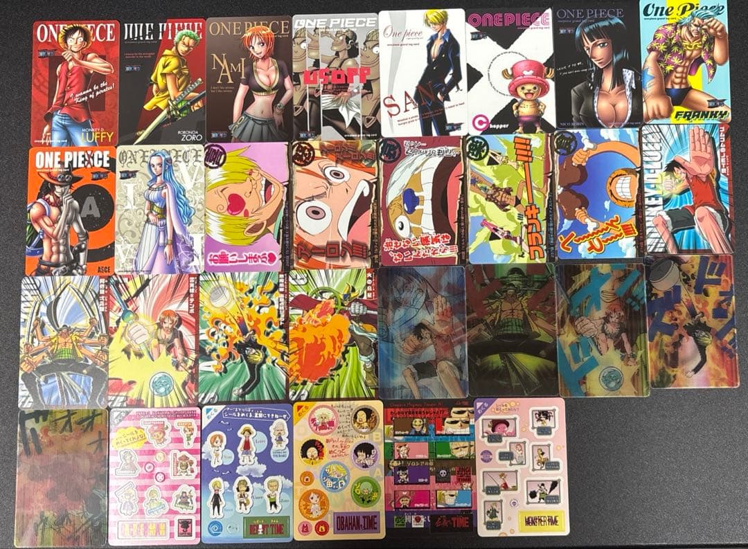 【平成レア】ワンピース グランドログカード (コンプリート)2007年 食玩