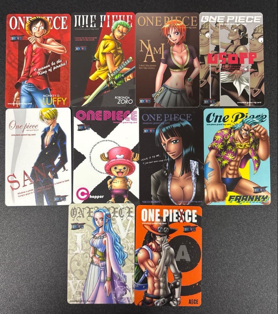 【平成レア】ワンピース グランドログカード (コンプリート)2007年 食玩