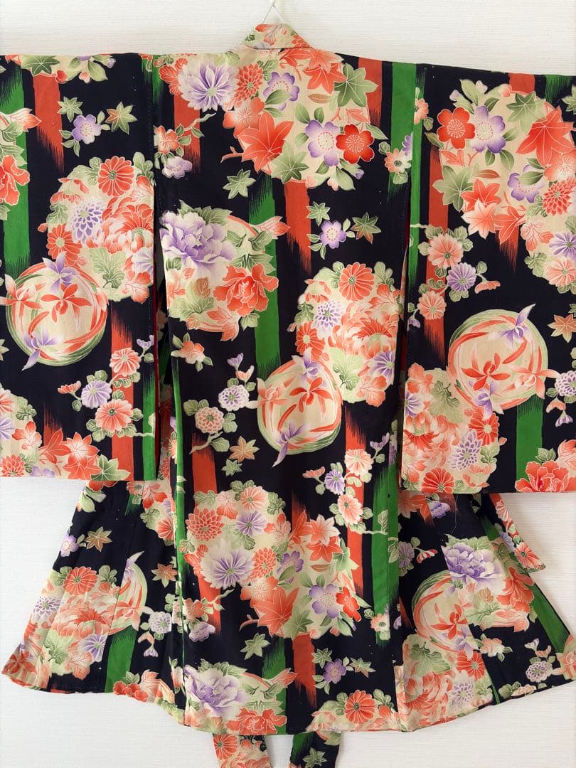 アンティーク　錦紗　子供着物