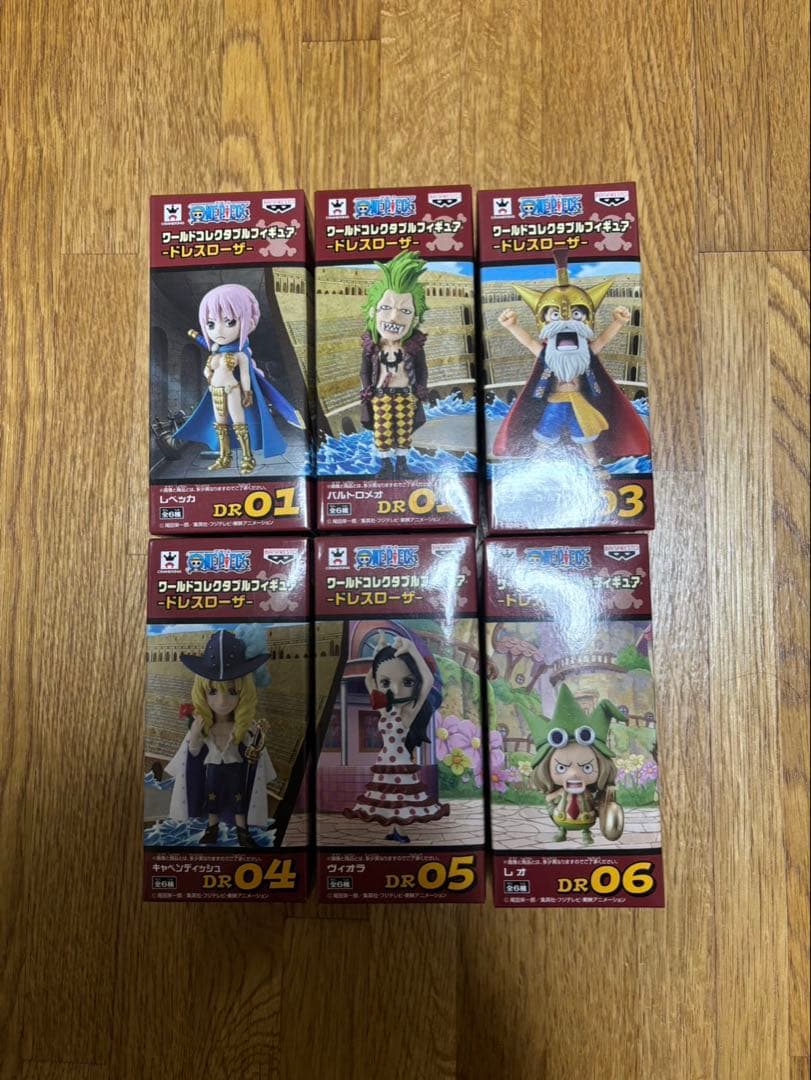 新品　未開封　ドレスローザ　全6種　コレクタブル ワンピース