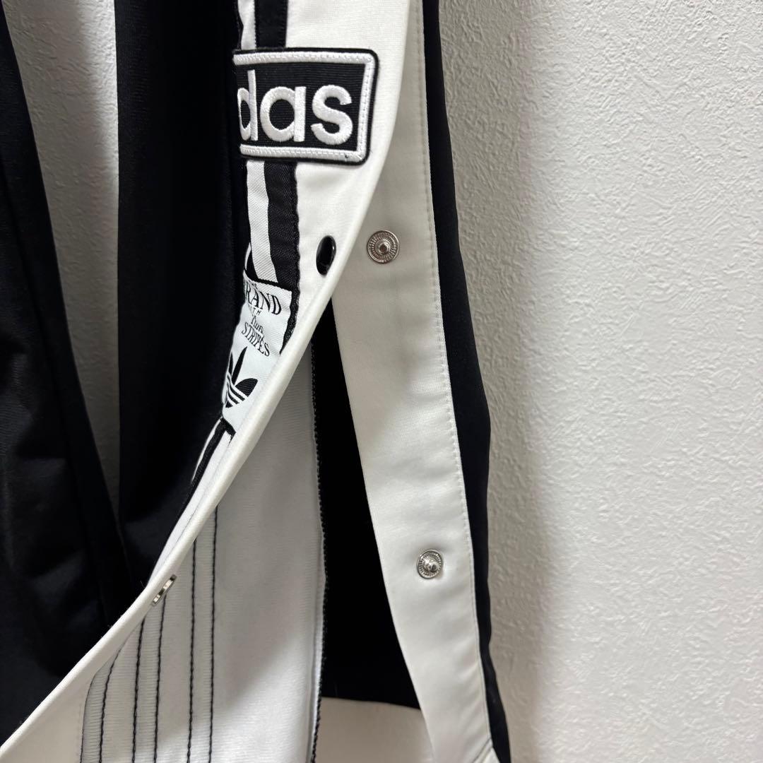 アディダス ブラック アディブレイク スナップパンツ ジャージ 2XL