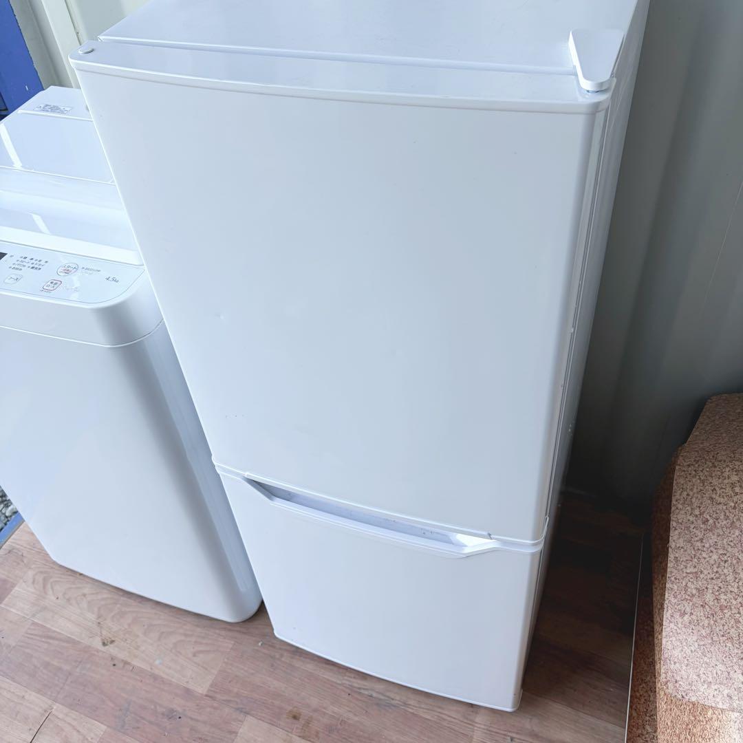 取付無料！2024年製！高性能シンプルホワイトインテリア冷蔵庫洗濯機セット！