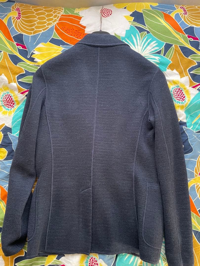 使用回数少表参道直営店購入イタリア製MISSONI ニットジャケットネイビー