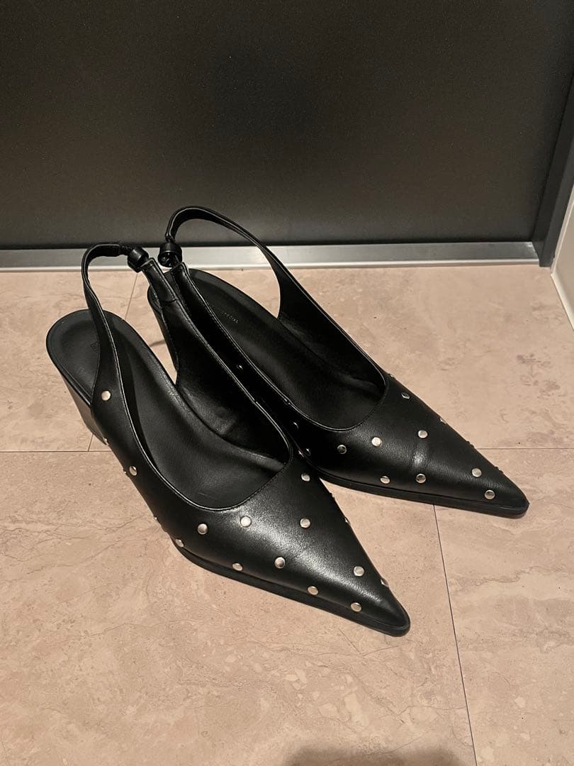 maison special スタッズ ミュール