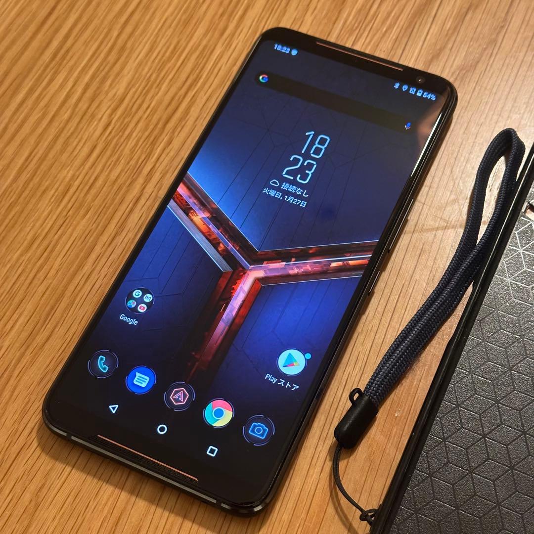 美品 ASUS ROG Phone 2 512GB ゲーミング スマートフォン