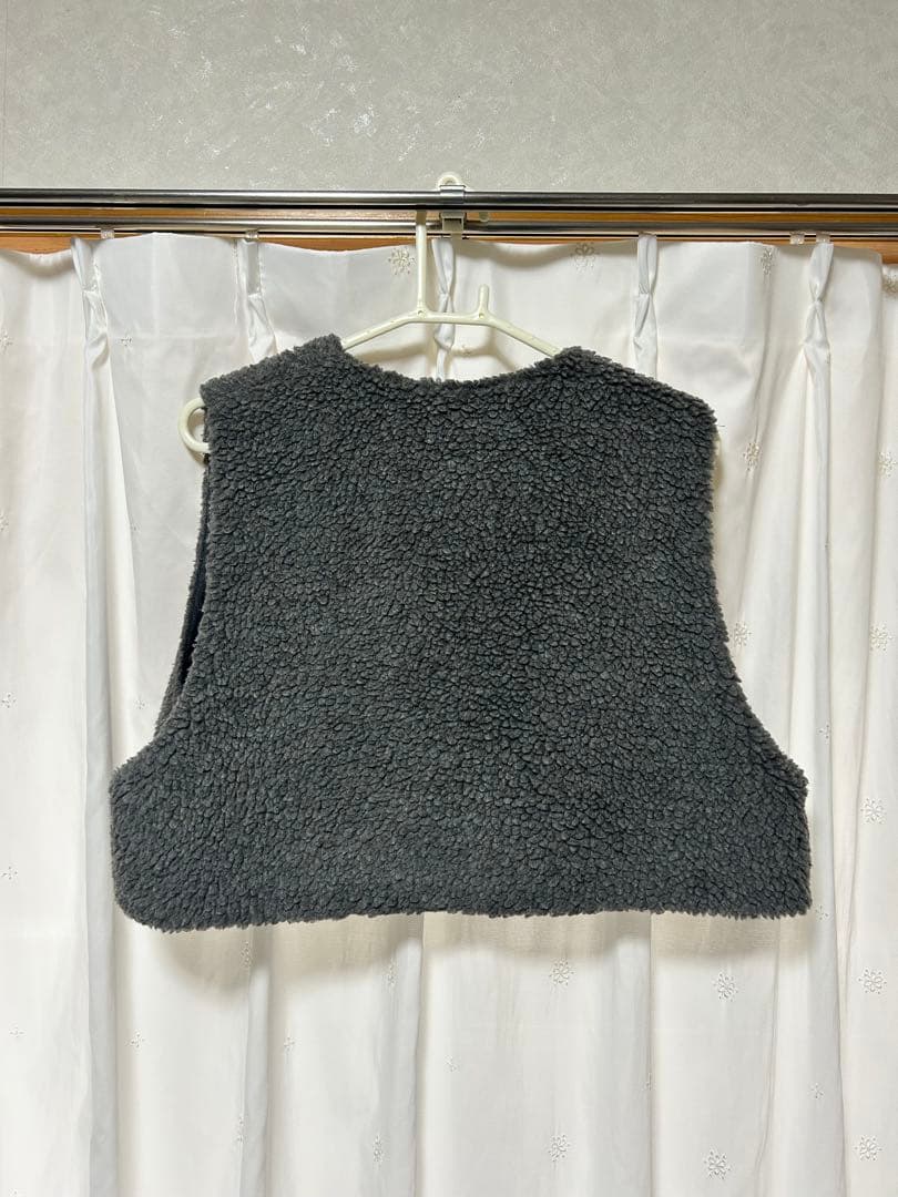 サクラ　SACRA ボア ショートベスト グレー　sacra ※8日まで値下げ