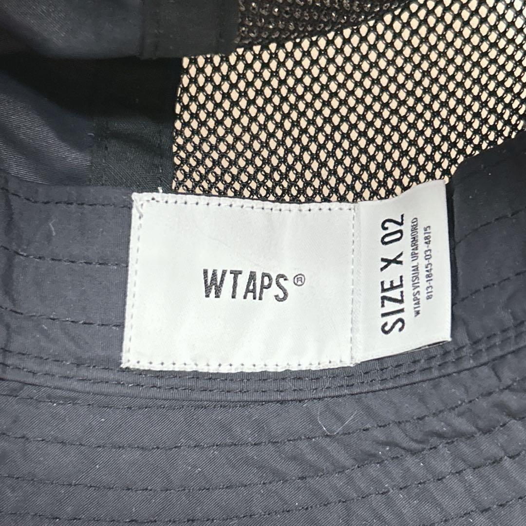 【美品】WTAPS ダブルタップス バケットハット(2)メッシュ　ブラック