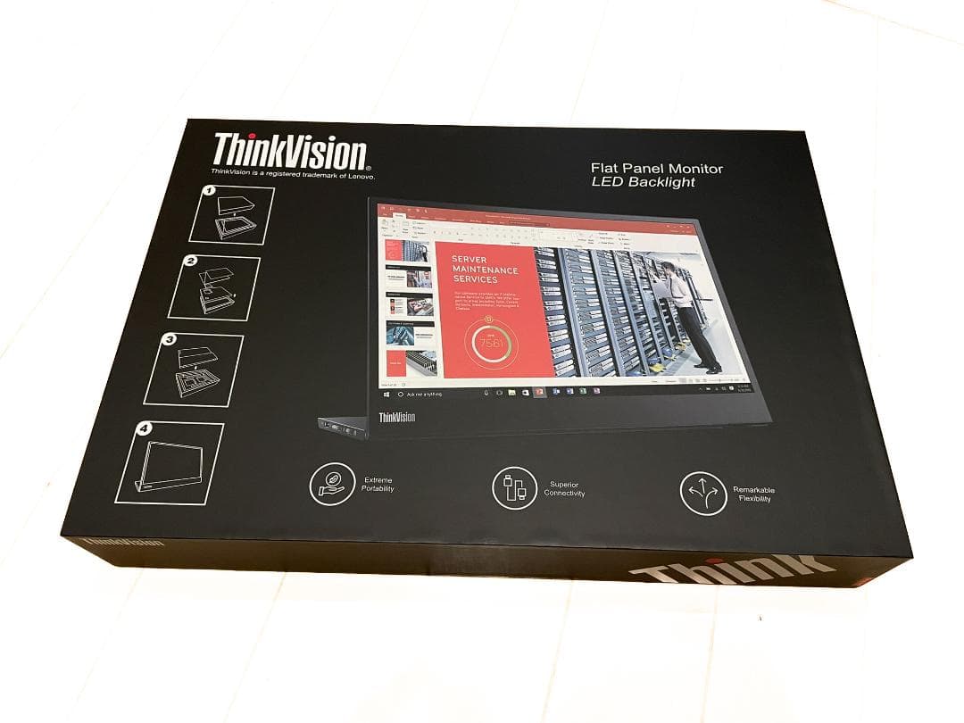 ThinkVision M14 モニター USB-Cポート搭載