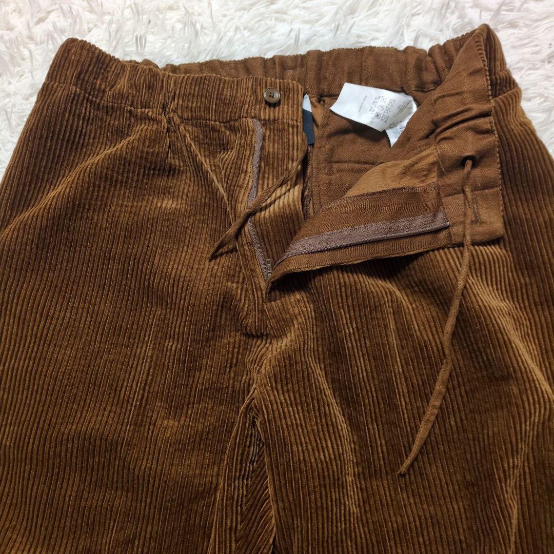 ATON エイトン　メンズ　コーデュロイスラックス　イージーパンツ　サイズ4