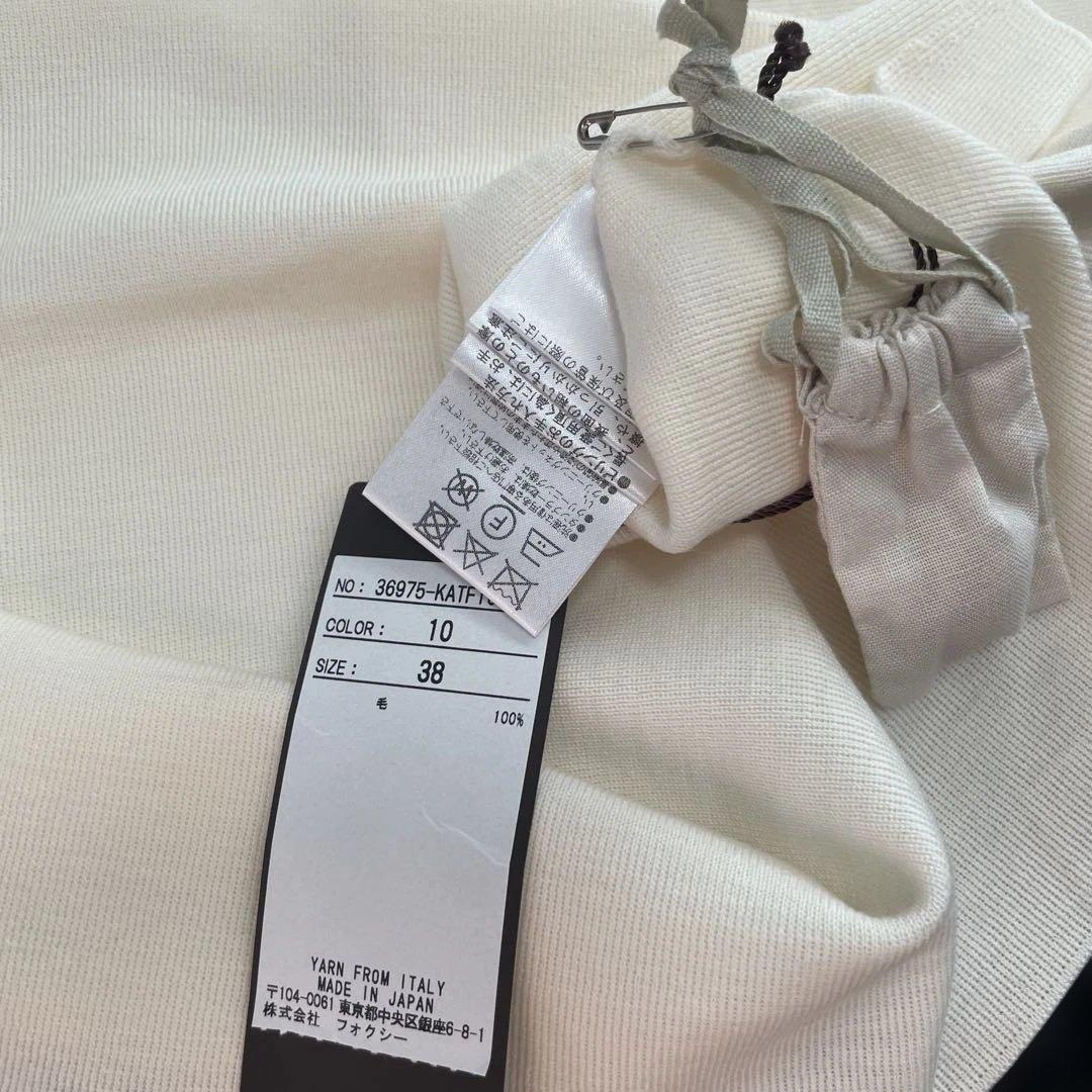 FOXY アイボリー ハイネック長袖　38
