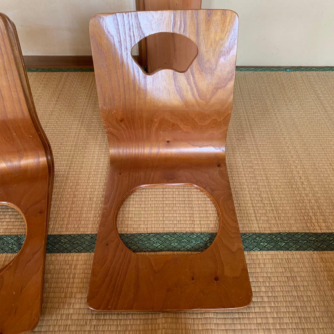 木製座椅子 8脚セット 木製 旅館 和室　曲木