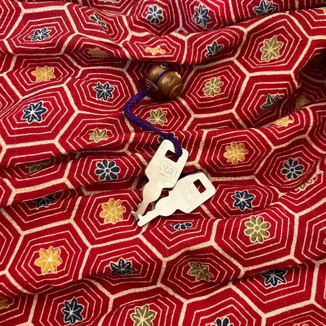 【太棹】三味線 溝 紅木　五厘太　綾杉胴　全長約95cm ハードケース付き