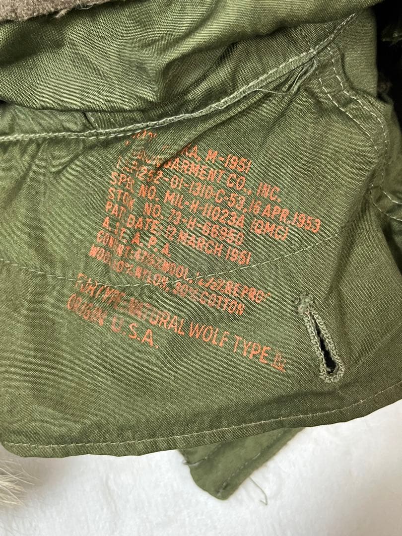 M51モッズコート　フード　コヨーテファー