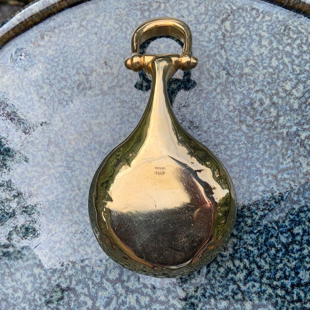 J*0様 GUCCI イタリア製 真鍮 ハンマード仕上げ スプーン型 アンティー