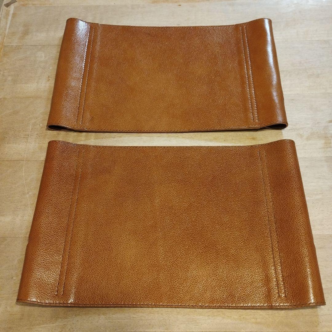 ドクタードレ　カーミットチェア用レザーシート　ブラウン　シュリンク型押し