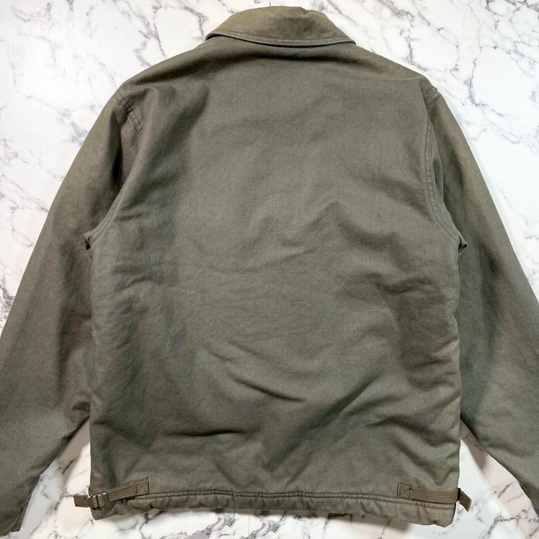 ✨00s✨Stüssy ミリタリー 裏地 ボア ジャケット M カーキ メンズ