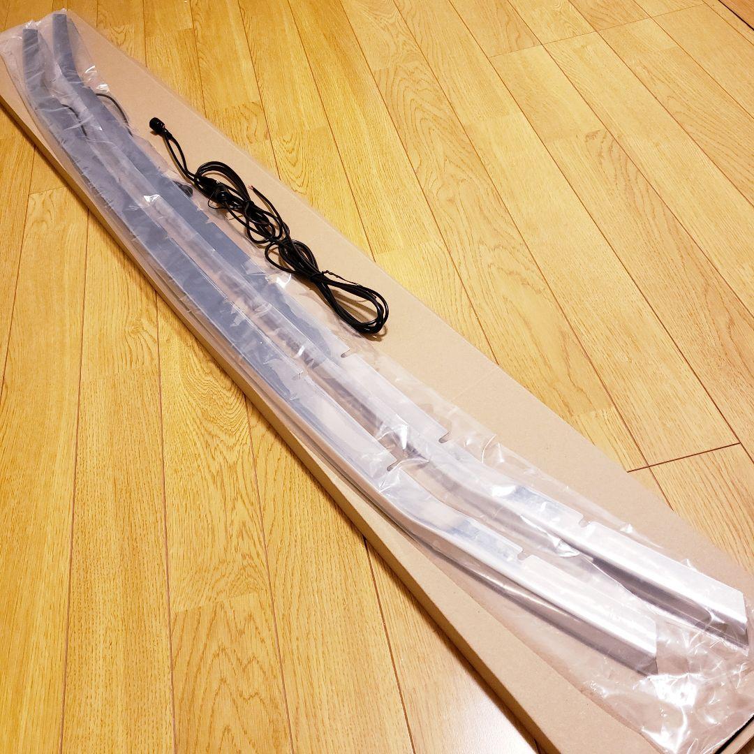 20系 ヴェルファイア 後期 バンパー グリル ガーニッシュ パネル LED