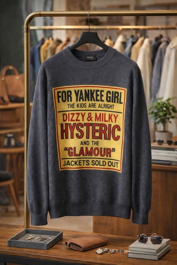 HYSTERIC GLAMOUR グレー M セーター